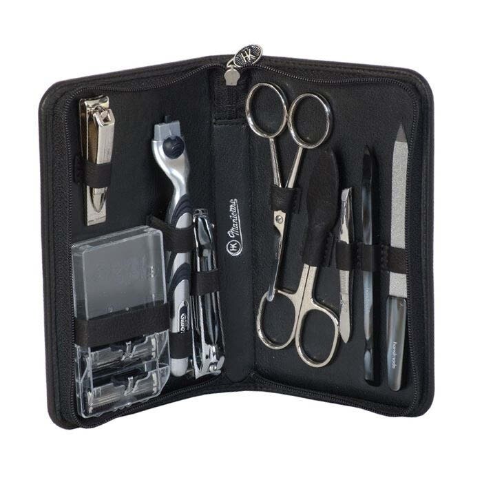 Hans Kniebes Mens Grooming Leather Kit, Germany