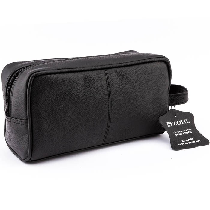 ZOHL Leather Travel Toiletries Bag