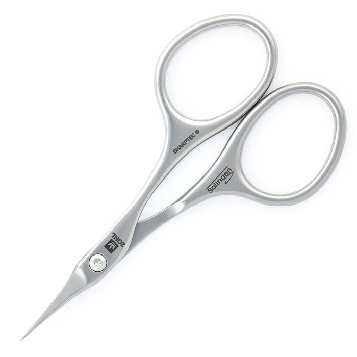 SOLINGEN CUTICLE CURVED SCISSORS EXTRA FINE SUPER SHARP PROFESSIONAL CUTTER  NEW