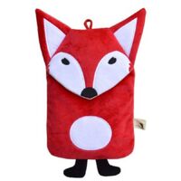 Hugo Frosch Eco Hot Water Bottle In Velour Fox Cover Small 0.8L