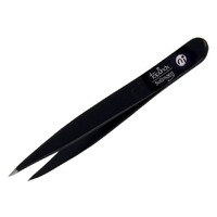 Niegeloh Solingen Point Eyebrow Tweezers Black