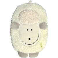 Hugo Frosch Eco Hot Water Bottle In Cream Lamb Cover Small 0.8L