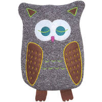 Hugo Frosch Eco Hot Water Bottle In Knitted Owl Cover Small 0.8L