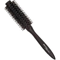 Hercules Sagemann Boar Bristle Round Hair Brush L Ceramic Black Wood