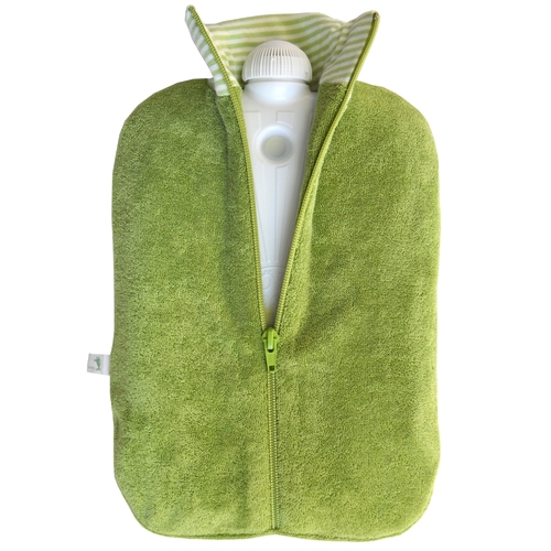 Hugo Frosch Eco Hot Water Bottle In Organic Cotton Cover 2L