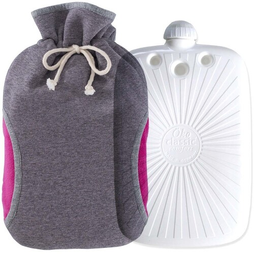 Hugo Frosch Eco Hot Water Bottle With Hand Pockets 2L