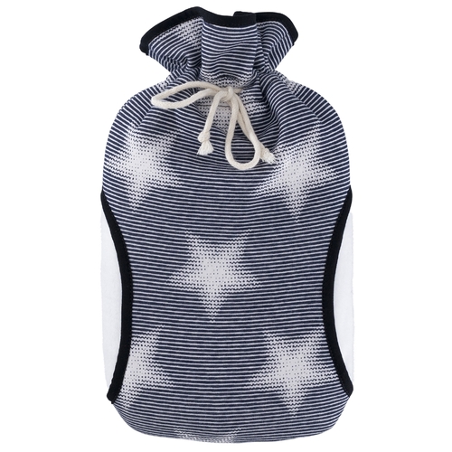 Hugo Frosch Eco Hot Water Bottle With Hand Pockets Stars 2L