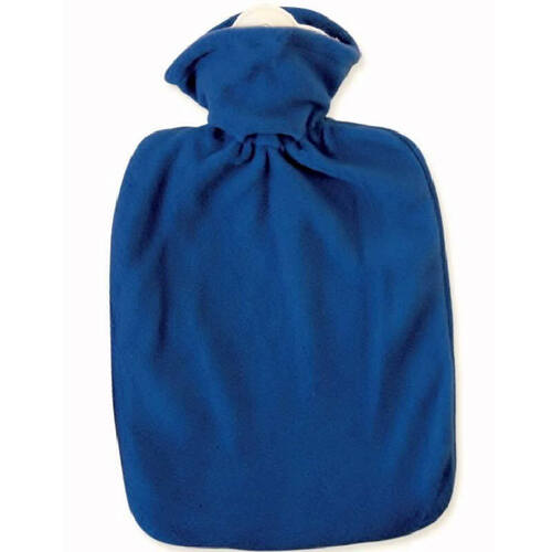 Hugo Frosch Hot Water Bottle In Blue Cover 1.8L