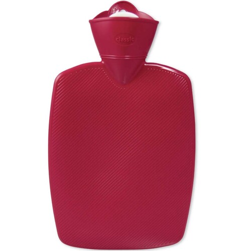Hugo Frosch Classic Hot Water Bottle Red 1.8 L